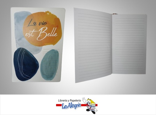 [7450112687508] LIBRETA NOTA EMPASTADO 7832033109; 14.5X21.1CM 96 HOJAS MARCA MERLETTO