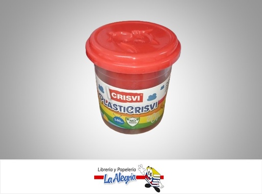[7598874012067] PLASTIDEDOS 140G ROJO MARCA CRISVI