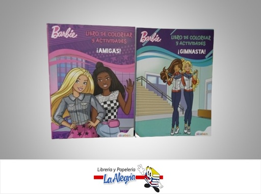 [6014417176139] LIBRO DE COLOREAR Y ACTIVIDADES BARBIE MARCA SICOBEN