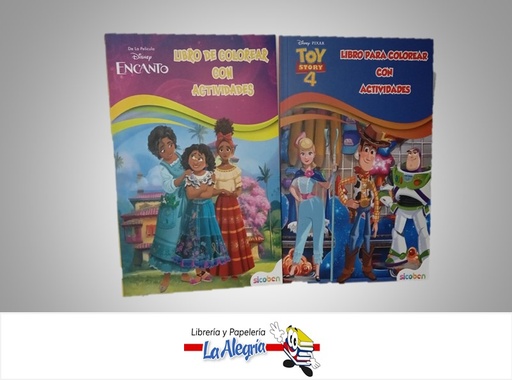 [6014417150160] LIBRO DE COLOREAR CON ACTIVIDADES DISNEY MARCA SICOBEN