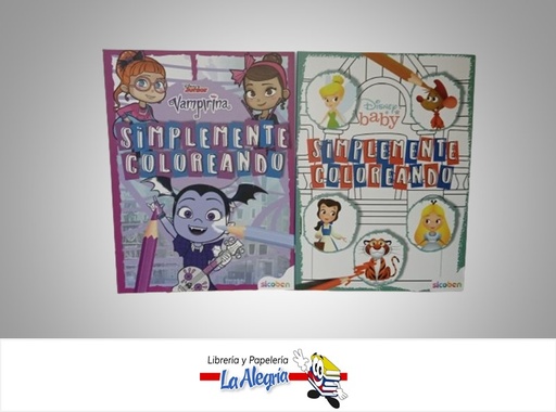 [6014417150146] LIBRO DE ACTIVIDADES SIMPLEMENTE COLOREANDO DISNEY MARCA SICOBEN
