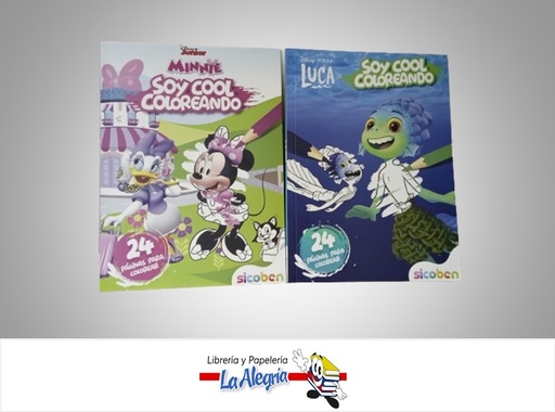 [6014417150184] LIBRO DE ACTIVIDADES SOY COOL COLORENADO DISNEY TEMATICA INFANTIL AUTOR DISNEY MARCA EDITORIAL EDICIONES SICOBEN.
