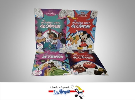 [6014417139110] MI INCREIBLE LIBRO DE COLOREAR DISNEY MARCA SICOBEN