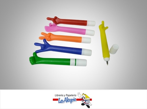 [PRE0058] BOLIGRAFO MANITOS COLORES VARIOS MARCA PRINTA