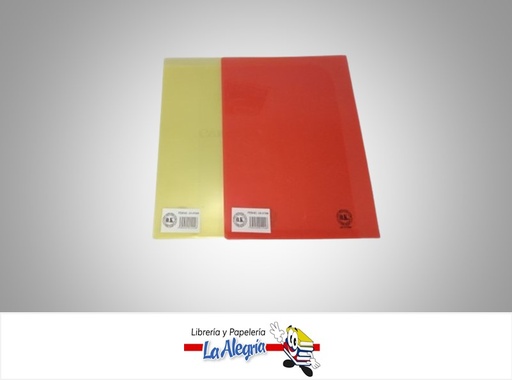 [7592402012253] CARPETA PLASTICA DOBLE CARA CON PESTAÑA USE310 A4 MARCA OK