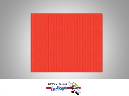 [CORRUG075] CARTON CORRUGADO 50X70CM NARANJA ZAPOTE UN MARCA S/M