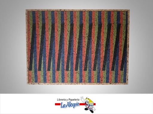 [PINCORCCRUZDI] PINTURA SOBRE CORCHO ARTE CINETICA CRUZ DIEZ 68X47.5CM