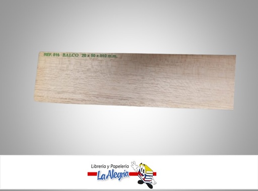 [816] MADERA BALSA LISTO 20X50X910 MM MARCA COBALSA