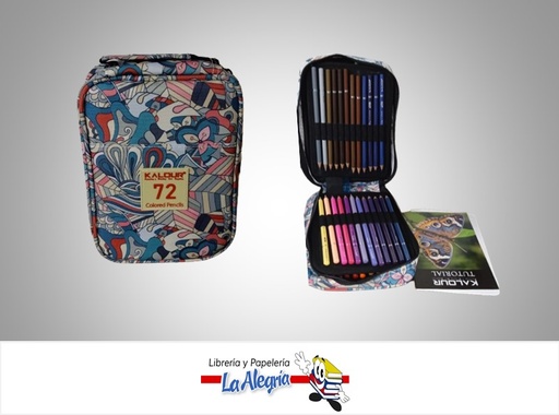 [KALAUR72] LAPICES DE COLORES BOLSO DE 72 UNIDADES MARCA KALOUR