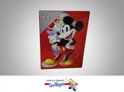 [684659937254] ROMPECABEZA VERTICAL MICKEY 24 PZA MADERA MARCA FUUN