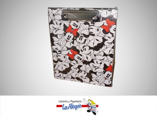 [7850717100493] CARPETA TAPA DURA CON GANCHO 17-10049 MINNIE MARCA ROSY