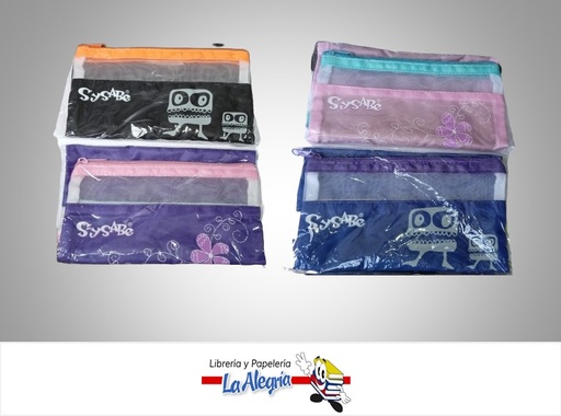[7591213007922] CARTUCHERA PLEGABLE DE NYLON 08142020 MARCA SYSABE