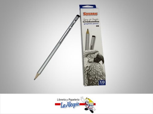 [7591213015484] LAPIZ DE GRAFITO GRADUADOS 8B UND MARCA SYSABE