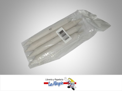 [3660310077382] LAPIZ DIFUMINADOR #6 SET 4 PZA MARCA S/M
