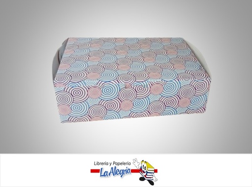 [TOS5PSTBSV] CAJA DE REGALO TOSCANA N°5 PSICHE SIN VISOR TIPO B 8.5X21X29.5 CM CIRCULOS MARCA PRESTO PACK