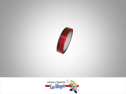 [CR19MMROJO] CINTA DE REGALO 19MM ROJO X METRO MARCA S/M