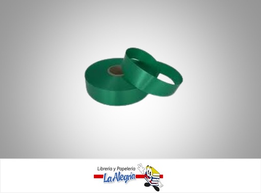 [CR19MMVERDE] CINTA DE REGALO 19MM VERDE X METRO MARCA S/M