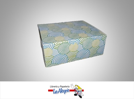 [TOS3PSTASV] CAJA DE REGALO TOSCANA N°3 PSICHE SIN VISOR TIPO A 7X15.5X18 CM CIRCULOS MARCA PRESTO PACK