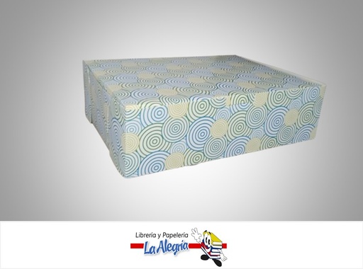 [TOS5PSTCSV] CAJA DE REGALO TOSCANA N°5 PSICHE SIN VISOR TIPO C 8.5X21X29.5 CM CIRCULOS MARCA PRESTO PACK
