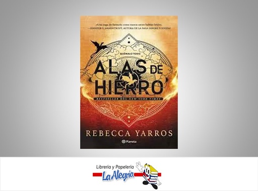 [9786287665835] ALAS DE HIERRO TEMATICA NOVELA FICCION  AUTOR REBECA YARROS MARCA PLANETA