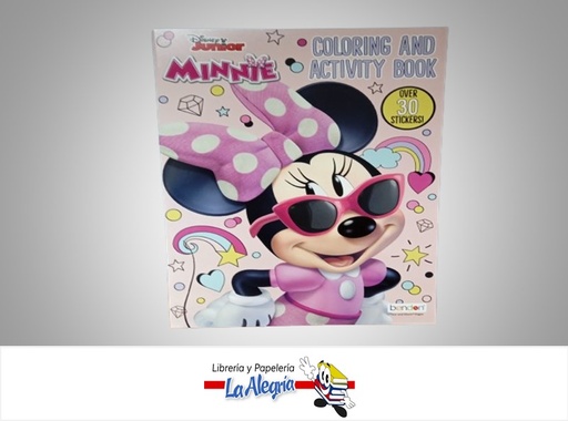 [805219537305] LIBRO COLOREAR MINNIE CON STICKERS TEMATICA LIBRO COLOREAR AUTOR BENDON