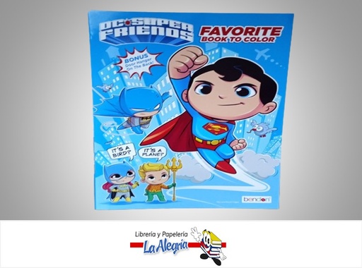 [805219537220] LIBRO COLOREAR DC SUPER FRIENDS TEMATICA LIBRO COLOREAR AUTOR BENDON