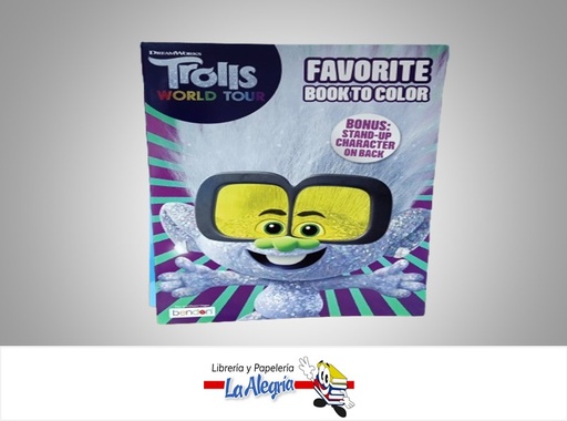 [805219473658] LIBRO COLOREAR TROLLS WORLD TOUR TEMATICA LIBRO COLOREAR AUTOR BENDON
