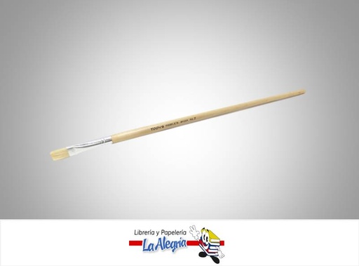 [T57908] PINCEL PLANO MANGO LARGO 579 N 08 UND MARCA TODY