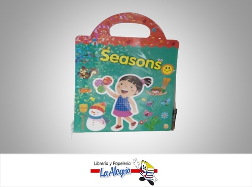 [BA28710] BLOCK APRENDIZAJE SEASONS CON CALCOMANIAS MARCA S/M