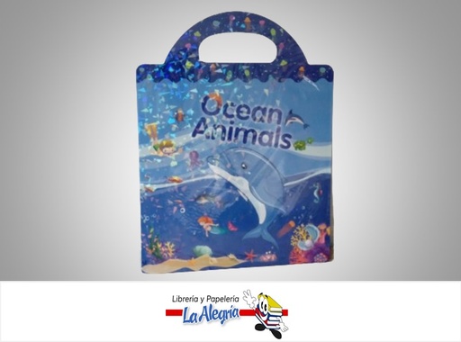 [BA28712] BLOCK APRENDIZAJE OCEAN ANIMALS CON CALCOMANIAS MARCA S/M