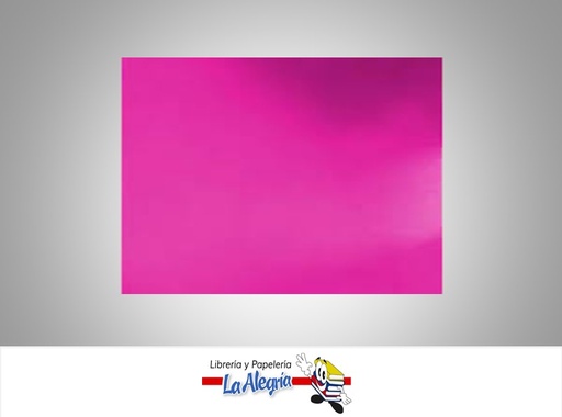 [CME3150X70] CARTULINA DOBLE FAZ METALIZADA 50X70CM ROSADO UND 230GR MARCA S/M