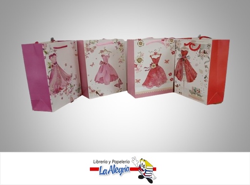 [4564777101118] BOLSA DE REGALO QUINCEAÑERA 18X24CM MARCA S/M