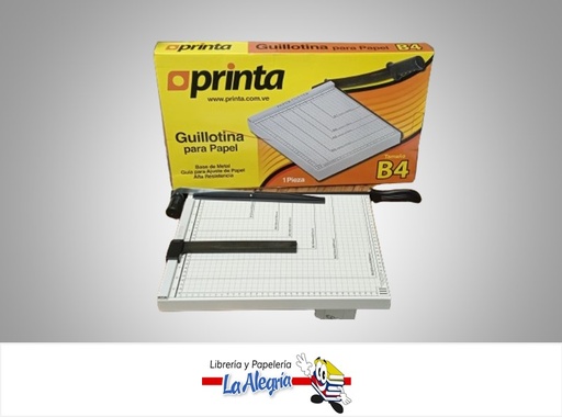 [736211550088] GUILLOTINA BASE DE METAL 12''B4 MARCA PRINTA
