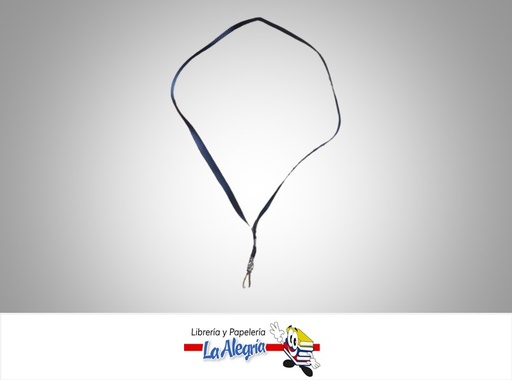 [CPC039] CINTA PORTA CARNET NEGRA 4.3CM UND MARCA POINTER