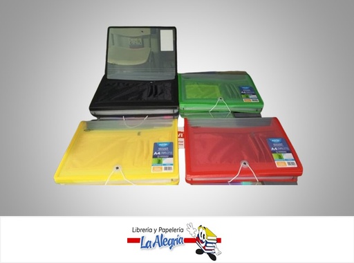 [7453038414005] ARCHIVADOR PLASTICO EXPANDIBLE PORTA DOCUMENTOS CON LIGA FL1-03 UND MARCA POINTER