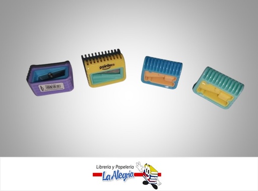 [7453078513553] SACAPUNTAS PLASTICO SIN DEPOSITO SH-2342 UND MARCA POINTER