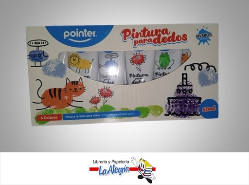 [7453038429986] PINTADEDOS  WCT-22123 60ML PAQ 6 PZA MARCA POINTER