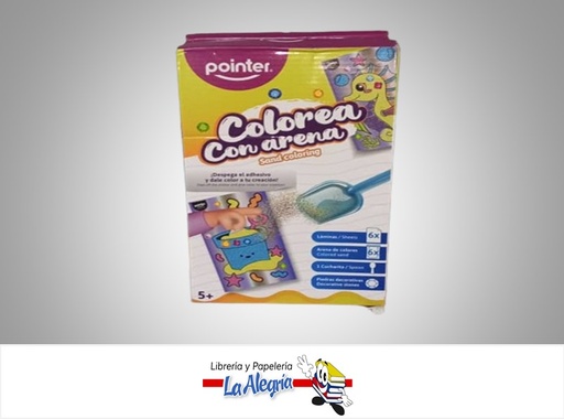 [7453038406192] COLOREA CON ARENA ANC-2335 SET DE 4 PZA MARCA POINTER