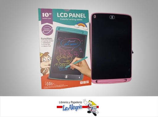 [7453038495677] TABLETA ESCRITURA ELECTRONICA LCD-23136; 10" MARCA POINTER