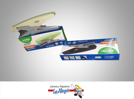 [7453078525556] ENGRAPADORA ALICATE 24/6-26/6 25 HOJAS PASTEL MARCA POINTER