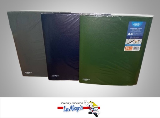 [7453038408547] CARPETA CATALOGO FL1-34-2-30 A4 30 HOJAS MARCA POINTER