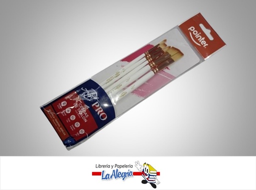 [7453038408929] PINCEL ARTPRO TAKLON BK0825 SET 5 PZAS MARCA POINTER