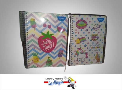 [7453078523576] AGENDA JUVENIL ESPIRAL NB-2379 15X21,5 CM MARCA POINTER