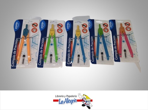 [7453078547541] COMPAS DE PRECISION CON MINA REPUESTO CM-17201 NEON UND MARCA POINTER
