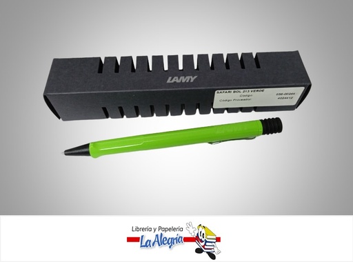 [40024412] BOLIGRAFO SAFARI VERDE 056-00244 MARCA LAMY