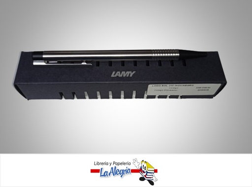 [40000836] BOLIGRAFO LOGO 205 INOXIDABLE NEGRO 056-00030 MARCA LAMY