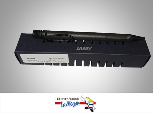 [4000890] BOLIGRAFO SAFARI 217 NEGRO MATE 056-00082 MARCA LAMY