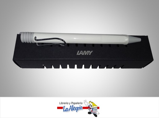 [4000908] BOLIGRAFO SAFARI 219 BLANCO 056-00087 MARCA LAMY
