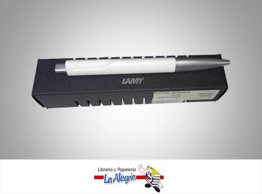 [4001008] BOLIGRAFO NOTO 283 BLANCO 056-00196 MARCA LAMY