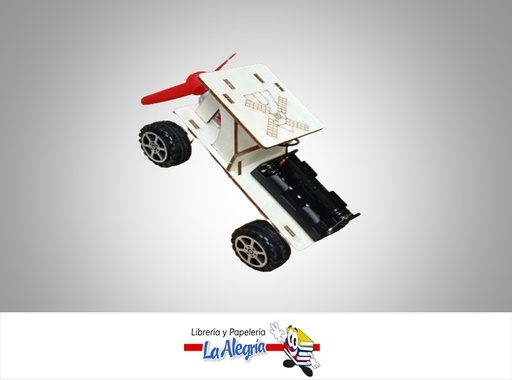 [735503319817] VEHICULO TODO TERRENO PROPULSADO POR VIENTO JUGUETE DIDACTICO ARMABLE DE MADERA MARCA SHENZHEN YOU ANGEL